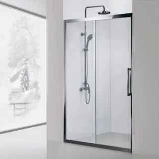 Душевая дверь Aquanet Delta NPE6121 273612 130 см стекло прозрачное профиль хром